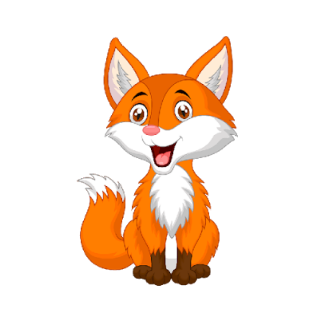 Лиса картинка для детей рисунок