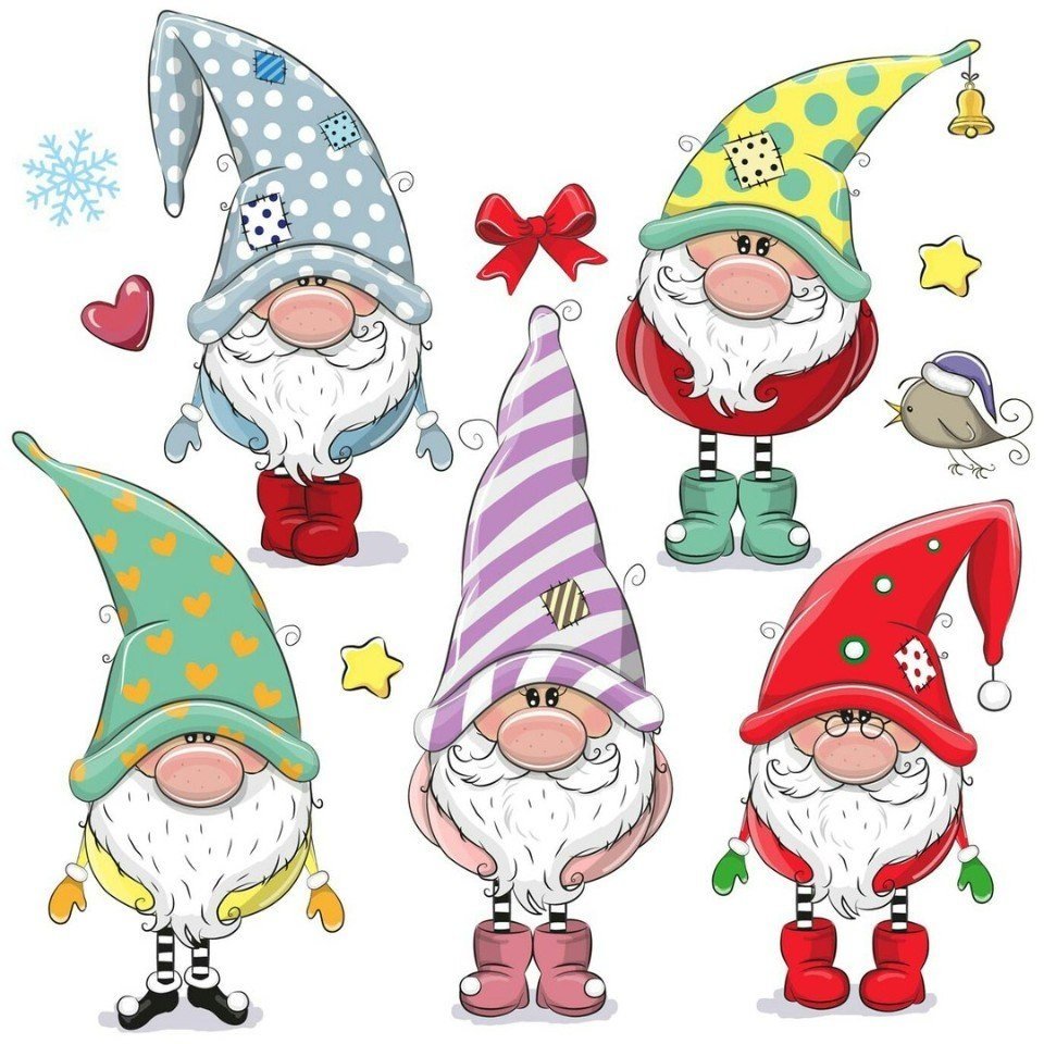 Гномик картинка рисунок