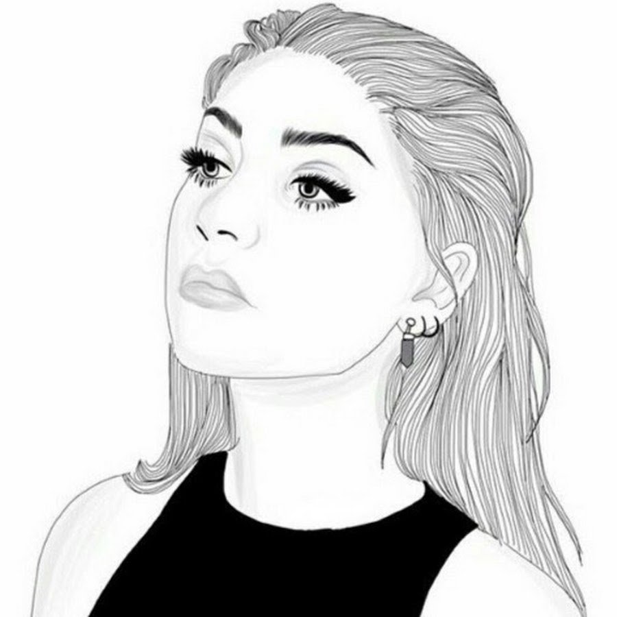 Картинки для срисовки карандашом люди