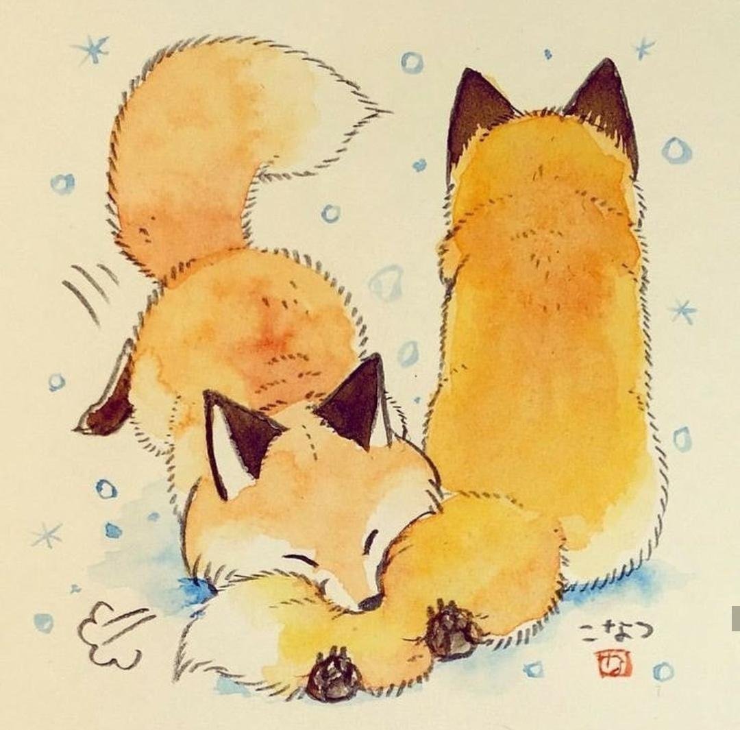 Милые картинки животных рисунки