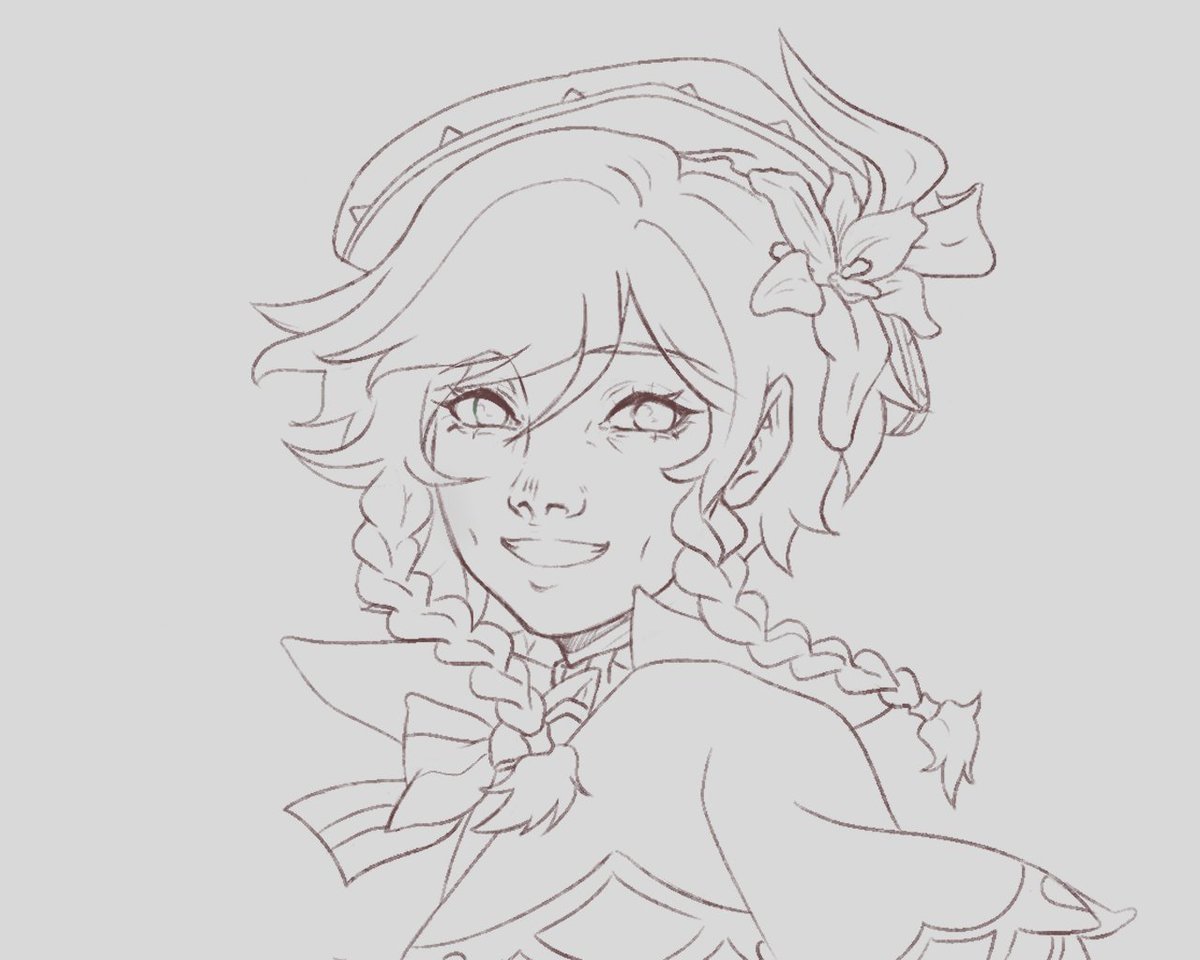 Картинки из геншина для срисовки