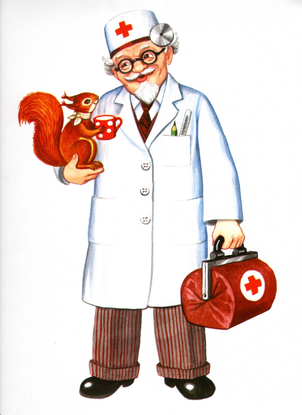 Айболит картинки для срисовки