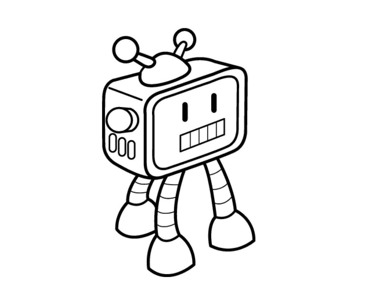 Картинки роботов для срисовки